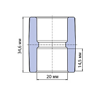 Муфта ПП Wavin Ekoplastik