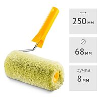 Валик фасадный 250 мм с ручкой (ворс 18 мм) HARDY Hardex (0101-106825)