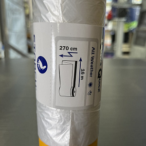 Пленка укрывочная с малярной лентой Storch CQ Folie Goldband, 2.7 x 16 м (43,2 м2)