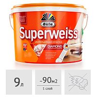 Краска Dufa SUPERWEISS RD4 ослепительно белая, 9 л