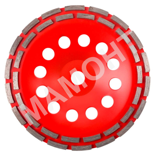 Алмазная чашка 230 мм сегментная двухрядная VIRA ECO (592037)