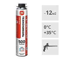 Клей-пена полиуретановая профессиональная ТЕХНОНИКОЛЬ 500 PROFESSIONAL, 1000мл