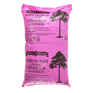 Кора мульча сосновая мелкая декоративная Elitte Terre, 50 л