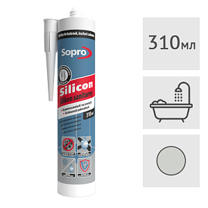 Силиконовый герметик Sopro 033 (77) манхетен, 310 мл