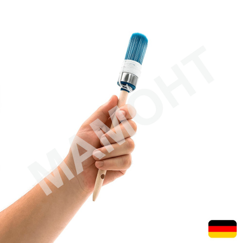 Кисть круглая Solid Pro L, сине-белая, 29 мм МАМОНТ (INS-MMNT-1099)