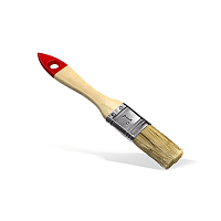 Кисть плоская 1" (25 мм), натуральная щетина, МАМОНТ