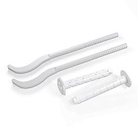 Комплект плоских кронштейнов с дюбелями 72 x 170 мм Royal Thermo (белые)