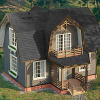 Ламинированная гибкая черепица Docke PIE DRAGON EUROPA серый, 2,38 м2