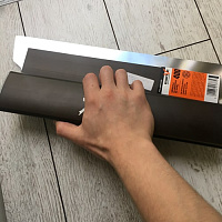 Шпатель алюминиевый со сменным лезвием 400 x 0,3 мм Motive Profi (040855)