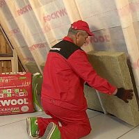 Минеральная вата в плитах 10 см Роквул Лайт Баттс Скандик 2,88 м2