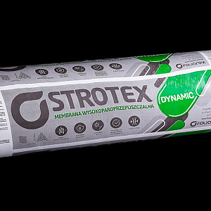 Мембрана супердифузионная гидро-ветроизоляционная Strotex Dynamic, 75 м2