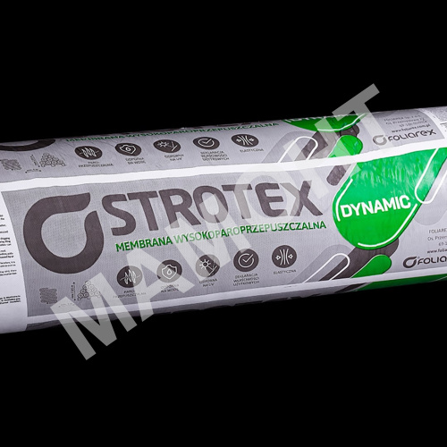 Мембрана супердифузионная гидро-ветроизоляционная Strotex Dynamic, 75 м2