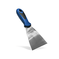 Шпатель нержавеющий 80 мм с лезвием средней жесткости МАМОНТ