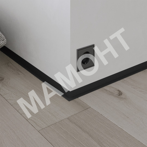 Микроплинтус L щелевой Profiling 2,7 м черный матовый (7 пружин в комплекте) - Фото 3