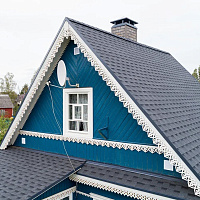 Гибкая черепица многослойная ТЕХНОНИКОЛЬ SHINGLAS Фазенда Серый, 2,6 м2