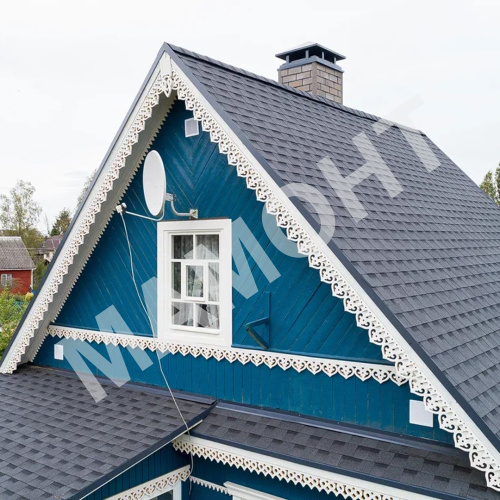 Гибкая черепица многослойная ТЕХНОНИКОЛЬ SHINGLAS Фазенда Серый, 2,6 м2