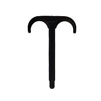 Дюбель-крюк двойной для крепления труб ЮстаПласт