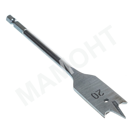 Сверло перовое по дереву 20 х 152 мм VIRA (557020)