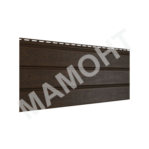 Софит с полной перфорацией Ю-пласт PRO 3 м, Орех тёмный