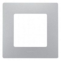 Рамка Legrand ETIKA 1-постовая, алюминий