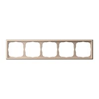 Рамка Systeme Electric ARTGALLERY 5-постовая, песочный