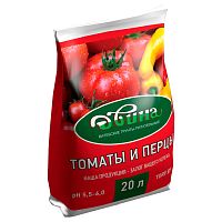 Грунт питательный Двина Для томатов и перца (pH 5,5-6,0) 20 л