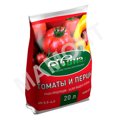 Грунт питательный Двина Для томатов и перца (pH 5,5-6,0) 20 л