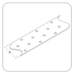 Лента перфорированная монтажная 2,0 x 40 мм (бухта 10 м) ЕКТ (V020256)