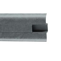 Плинтус ПВХ с кабель-каналом WIMAR 858 Мрамор Темный