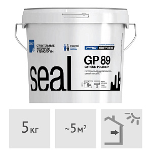 Шпатлевка для швов гипсокартона СМиТ GP 89 (gypsum polymer), 5 кг