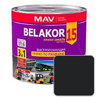 Грунт-эмаль по ржавчине MAV BELAKOR 15 черная матовая