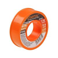 Фум-лента PTFE 12 мм х 10 м STARTUL MASTER (ST9038-12-10)