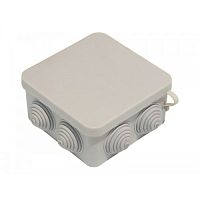 Коробка распаячная открытой установки 100 х 100 х 50 мм  HEGEL (КР2604)