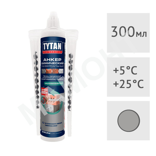 Химический анкер Tytan Professional двухкомпонентный, 300 мл