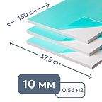 Сэндвич-панель ПВХ 10 x 375 x 1500 мм белая