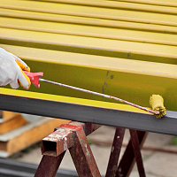 Грунт-эмаль по ржавчине MAV BELAKOR 15 желтая матовая