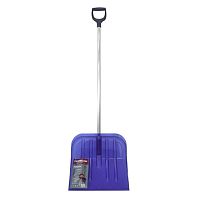 Лопата снеговая из поликарбоната 465 х 430 мм с алюминиевым черенком Fachmann Garten (05.013)