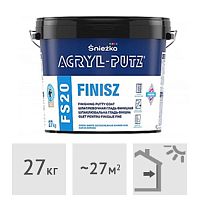 Шпатлевка готовая к применению Acryl Putz FS20 Finisz, 27 кг