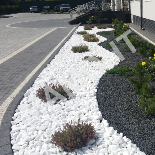 Мрамор галтованный белый 20-40 мм (20 кг) - Фото 2