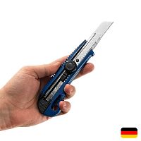 Нож пистолетный с выдвижным лезвием 18 мм, алюминиевый корпус МАМОНТ