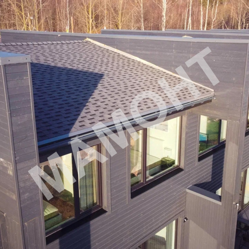 Гибкая черепица многослойная ТЕХНОНИКОЛЬ SHINGLAS Фазенда Серый, 2,6 м2