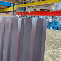 БРАК Профнастил МП-20 А 1,7 х 1,15 м (RAL 8017, темно-коричневый) 0,45 мм