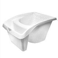 Ковш для краски 180*125*225 мм (1,2 л) белый DECOR