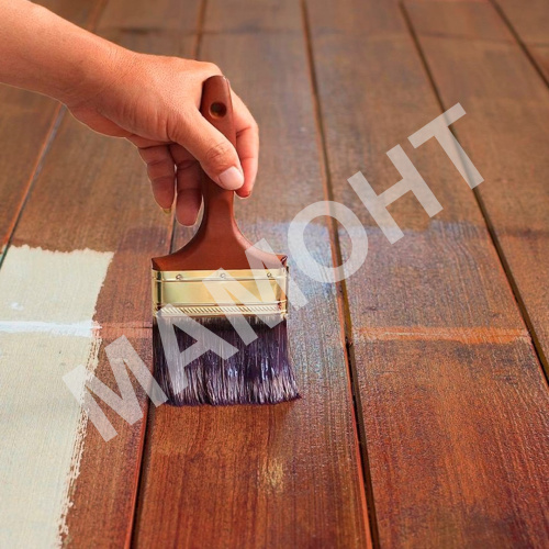 Эмаль для пола MAV ECOL (ПФ-266) светло-коричневая - Фото 2