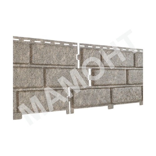 Фасадная панель Ю-Пласт Stone House КИРПИЧ Бежевый