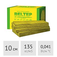 Фасадный утеплитель в плитах 10 см Белтеп ФАСАД-12 1,44 м2