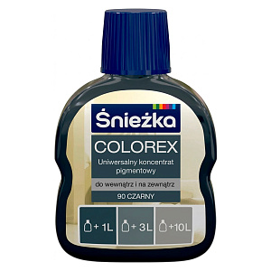 Пигмент концентрат Sniezka Colorex №90 черный, 100 мл