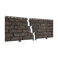 Фасадная панель Ю-Пласт Stone House КВАРЦИТ Коричневый