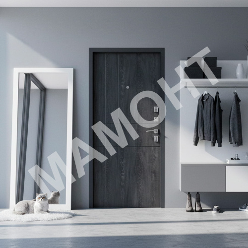 Дверь ТИТАН Антеро Антрацит / Дуб шале-графит Промет - Фото 2