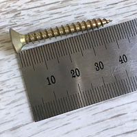 Шуруп универсальный желтый 5.0 х 40 мм МАМОНТ (25 шт.)